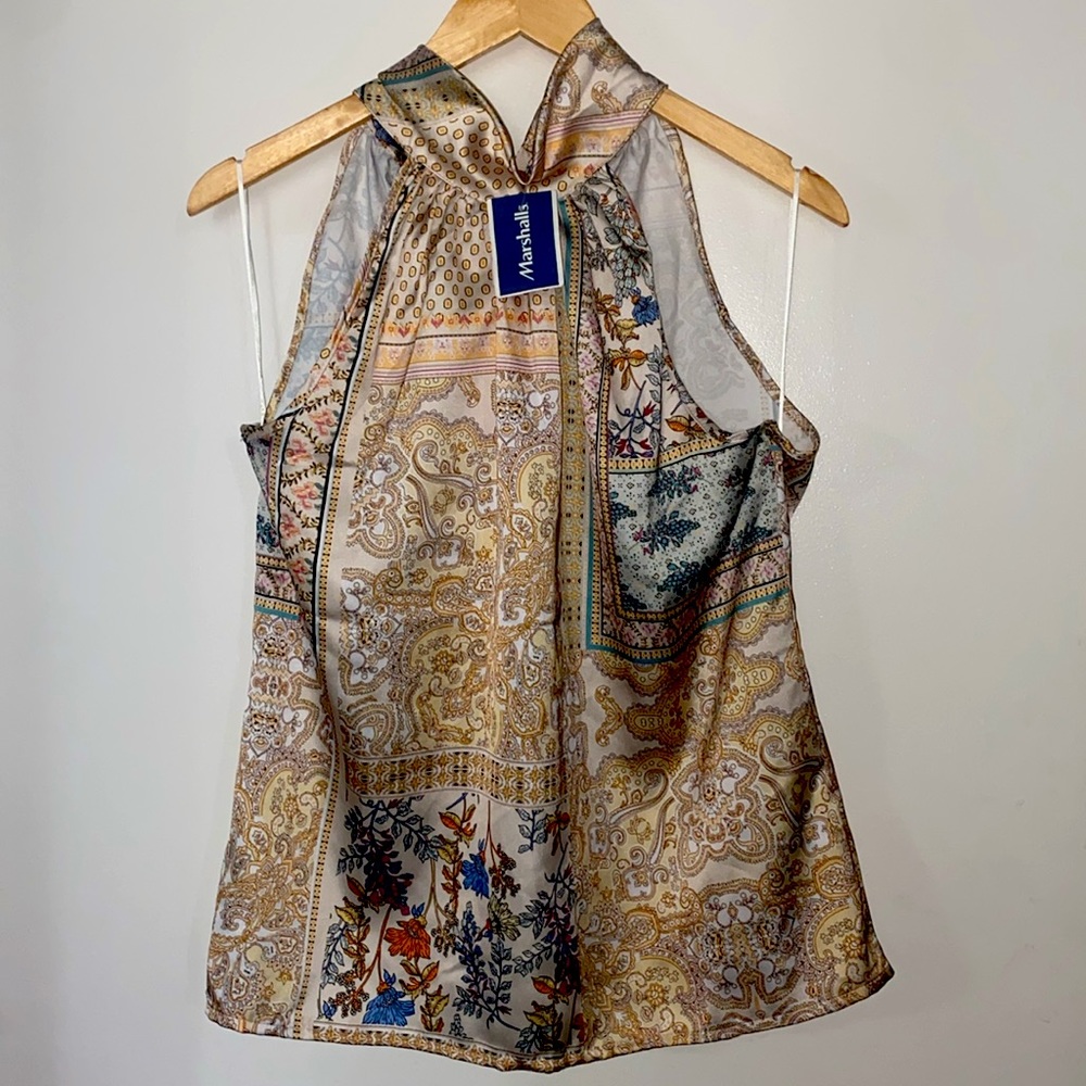 MWT Rachel Zoe sleeveless. Louse paisley size large